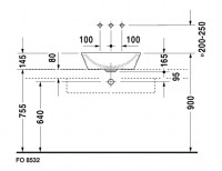 LAVABO ENCIMERA 530mm STARCK-1 DURAVIT